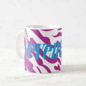 Mug Pourpre de zèbre (Devant gauche)