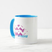 Mug Pourpre de zigzag (Devant gauche)