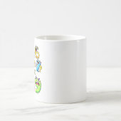 Mug Pourquoi 6 avait peur de 7 Drôle de conception mat (Centre)
