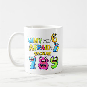 Mug Pourquoi 6 avait peur de 7 Drôle de conception mat