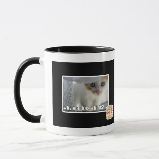 Mug Pourquoi a-t-vous une peau ? (Gauche)