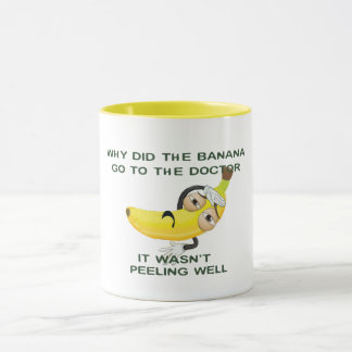 Mug pourquoi banana goto médecin pun médical drôle de 