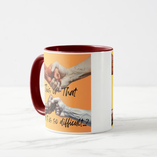 Mug Pourquoi c'est si difficile ? (Devant gauche)