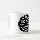 Mug Pourquoi Faire Aujourd'Hui Ce Que Vous Pouvez Fair (Devant gauche)