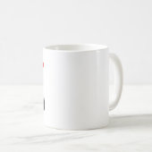 Mug Pourquoi je n'attaque pas même, rouge (Devant droit)