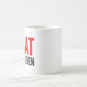 Mug Pourquoi je n'attaque pas même, rouge (Centre)