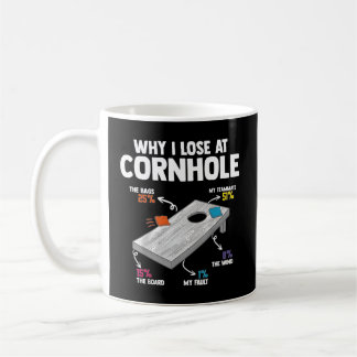 Mug Pourquoi je perds à Cornhole