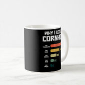 Mug Pourquoi je perds Cornhole Retro Toss (Devant droit)