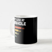 Mug Pourquoi je perds Cornhole Retro Toss (Devant gauche)