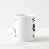 Mug Pourquoi le coq a-t-il rejoint l'orchestre ? Pour (Centre)
