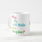 Mug Pourquoi les boules de golf ont-elles des (Devant gauche)