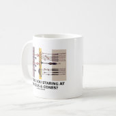 Mug Pourquoi regardez-vous fixement mes Rods et cônes (Devant gauche)