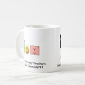 Mug Pourquoi sont le glacière de professeurs de (Devant gauche)