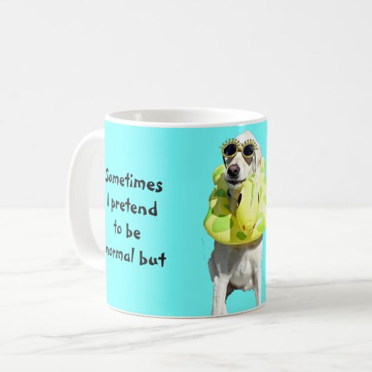 Mug Pourquoi soyez normal ? (Devant gauche)