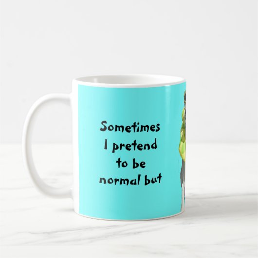 Mug Pourquoi soyez normal ? (Gauche)