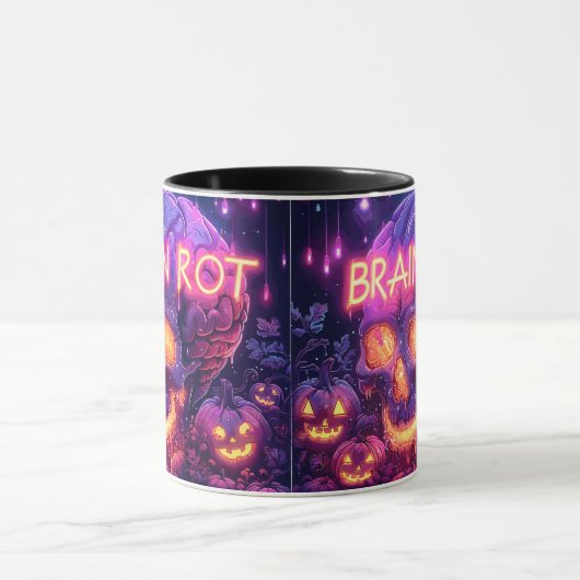 Mug pourriture cérébrale | ExDesigner | Halloween (Centre)
