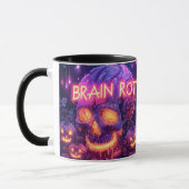 Mug pourriture cérébrale | ExDesigner | Halloween (Gauche)