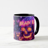 Mug pourriture cérébrale | ExDesigner | Halloween (Devant droit)