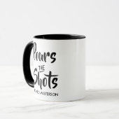 Mug Pours Les Tirs Appelle Les Tirs Amusants (Devant gauche)