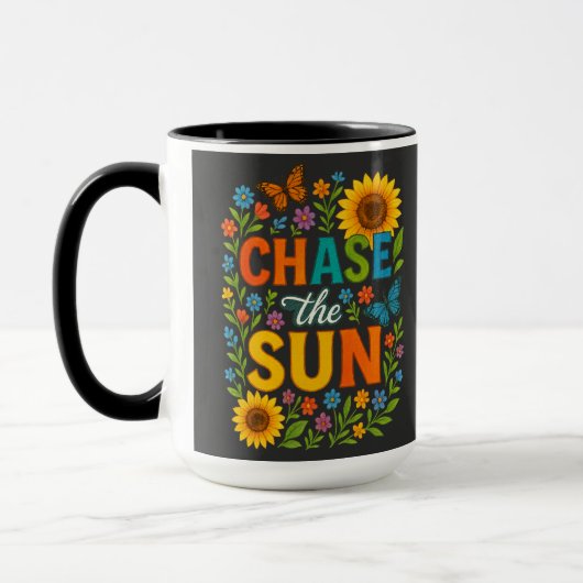 Mug Poursuivez le soleil (Gauche)