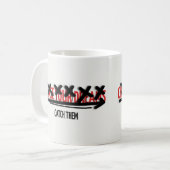 Mug Poursuivez Vos Rêves Attrapez Les Citation Motivan (Devant gauche)