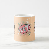 Mug POURTANT Comic Discours Bubble Funny Meme Peach (Centre)