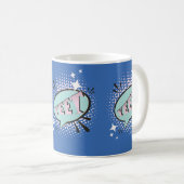 Mug POURTANT Comique Discours Bubble Funny meme Dark B (Devant droit)