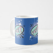 Mug POURTANT Comique Discours Bubble Funny meme Dark B (Devant gauche)