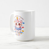 Mug Pourtant, je reste idiot (Devant gauche)
