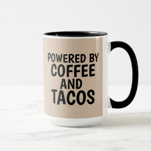 MUG POURVU DE CAFÉ ET TACOS DE CAFÉ
