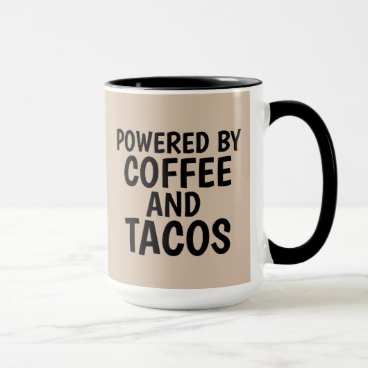 MUG POURVU DE CAFÉ ET TACOS DE CAFÉ (Droite)