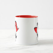 Mug Pousse de mode de Yorkie (Centre)