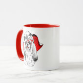 Mug Pousse de mode de Yorkie (Devant gauche)