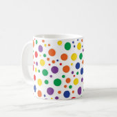 Mug Pousse de pois de couleur pointue (Devant gauche)