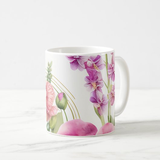 Mug Pousse d'orchidée (Devant droit)