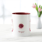Mug Poussée par la couronne d'or rose de Dieu