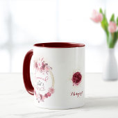 Mug Poussée par la couronne d'or rose de Dieu