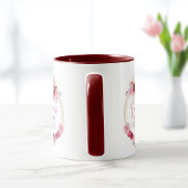 Mug Poussée par la couronne d'or rose de Dieu