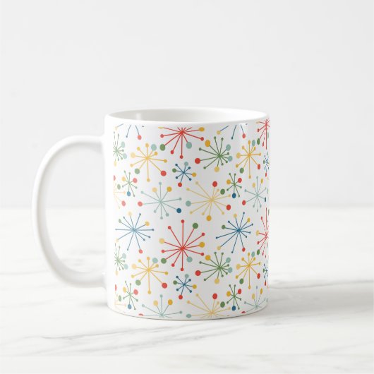 Mug Poussées d'étoiles en couleur (Gauche)