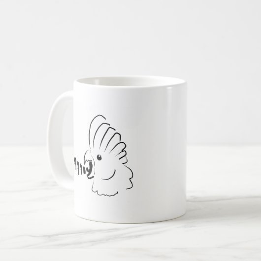 Mug Pousser des cris perçants criard de birb de (Devant gauche)