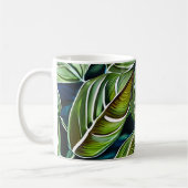 Mug Pousser Ensemble Feuille Verte (Gauche)