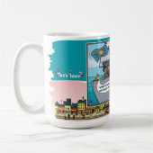 Mug Pousser l'enveloppe | Jeu de mots classique (Gauche)