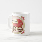Mug Poussette Bébé Fille (Devant gauche)