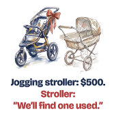 Mug Poussette de jogging Papa coureur drôle