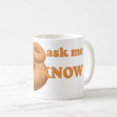 Mug Poussettes à Humour de beigne - choisir style, cou (Devant droit)