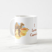 Mug Poussettes de chameau dromadaire - Texte facultati (Devant gauche)
