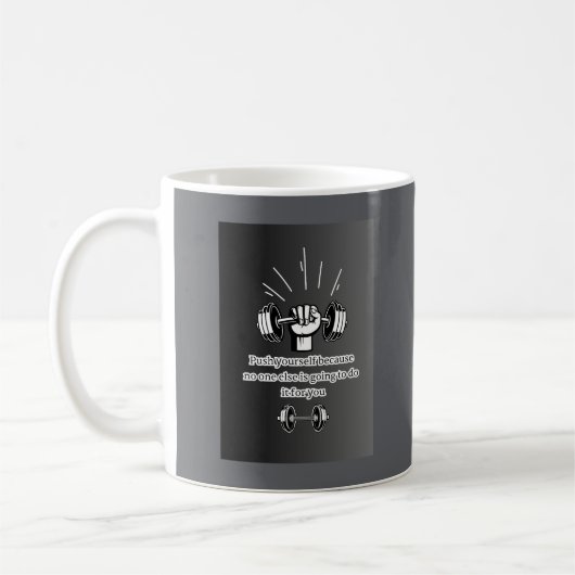 Mug "Poussez-vous vers le succès" (Gauche)
