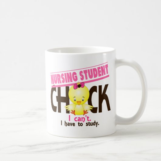 Mug Poussin 1 d'étudiant de soins (Droite)
