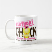 Mug Poussin 4 d'anniversaire (Gauche)