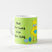 Mug Poussin de Pâques drôle (Devant gauche)